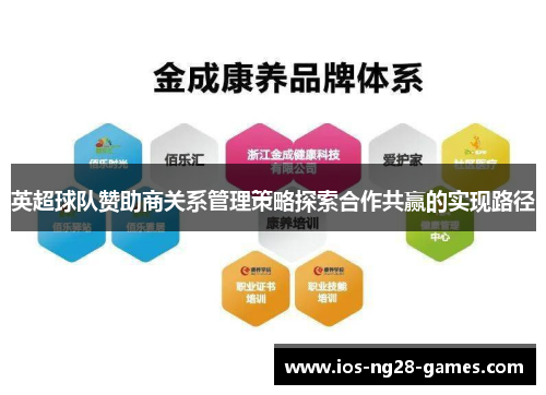 英超球队赞助商关系管理策略探索合作共赢的实现路径